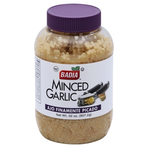 Badia Garlic, Minced, 32 oz (907.2 g)