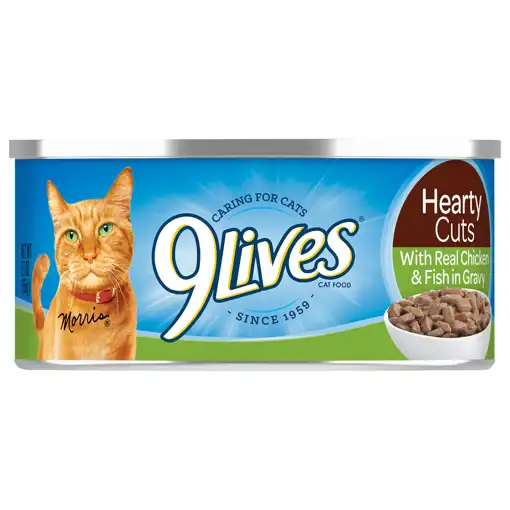 9Lives Cat Food Hearty Cuts 5.5 oz 156 g