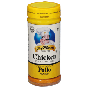 CHEF MERITO SEASONING, CHICKEN, 14 OZ (397 GRAMS)