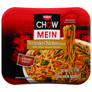 Nissin Chow Mein Noodles, Teriyaki Chicken Flavor, 4 oz (113 g)