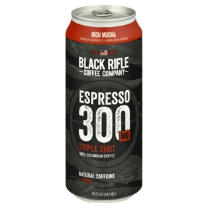 Black Rifle Coffee, 100% Columbian, Rich Mocha, Espresso, 15 fl oz (443 ml)