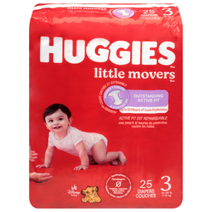 Huggies Disney Baby Size 3 Diapers (16-28 lbs (7-13 kg)), 25 diapers