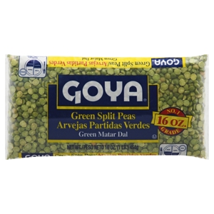 Goya Green Split Peas, 16 oz (1 lb) 454 g