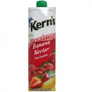 Kern's Nectar, Strawberry Banana, 33.8 fl oz (1.06 qt) 1 l