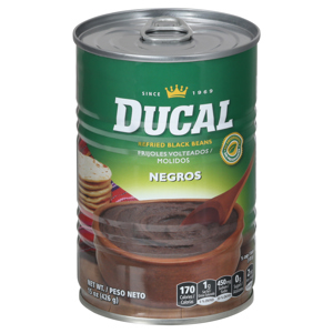 Ducal Black Beans, Refried, 15 oz (426 g)