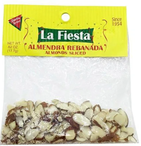 La Fiesta Almonds Sliced, Almendras Rebanadas, 0.625 oz