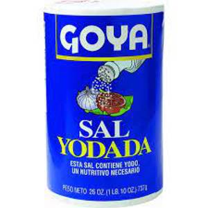 Goya Iodized Salt, 26 oz (1 lb 10 oz) 737 g