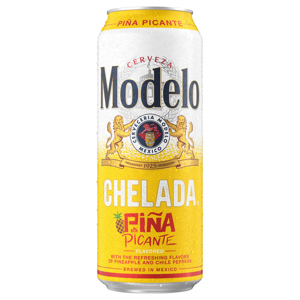 Modelo Chelada Pina Picante Flavored Beer, 24 fl oz (1 pint 8 fl oz) 710 ml