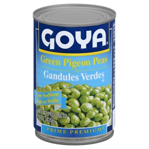 Goya Pigeon Peas, Low Sodium, Green, 15 oz (425 g)