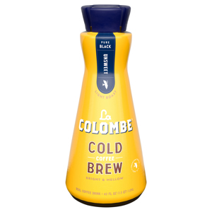 La Colombe Cold Brew, Pure Black, Light Roast, Unsweetened, 42 fl oz (1.3 qt) 1.25 l