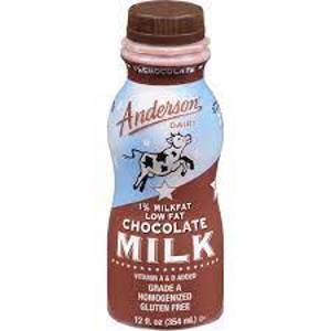 Anderson Dairy Low Fat 1% Milkfat Chocolate Milk 12 Fl Oz