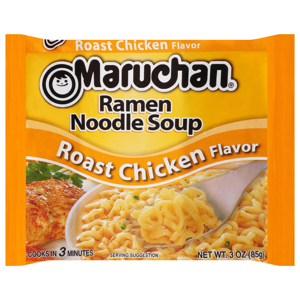 Maruchan Soup, Ramen Noodle, Roast Chicken Flavor, 3 oz (85 g)