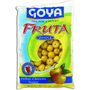 Goya Fruta Nance Whole Yellow Cherries, 14 oz