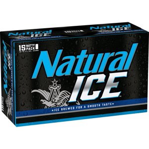 Natural Ice Beer, 15 Natty Pack, 15 - 12 fl oz cans