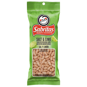 Sabritas Salt & Lime Peanuts, 2.75 oz (77.9 g)
