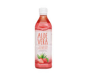 Visvita Aloe Vera Drink, Strawberry, 16.9 fl oz