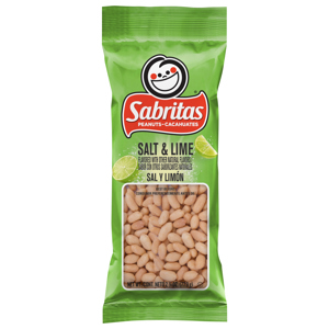 Sabritas Salt & Lime Peanuts, 2.75 oz (77.9 g)