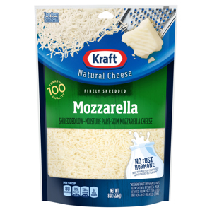 Kraft Mozzarella Finely Shredded Cheese, 8 oz (226 g)
