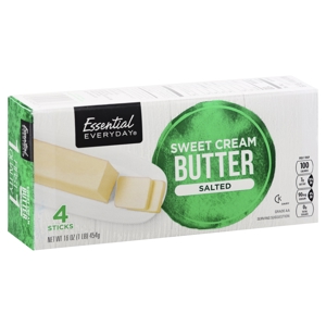 Essential Everyday Butter, Sweet Cream, Salted, 4 sticks [16 oz (1 lb) 454 g]