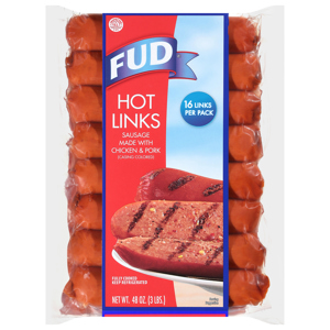 FUD Hot Links, 16 links [48 oz (3 lbs)]