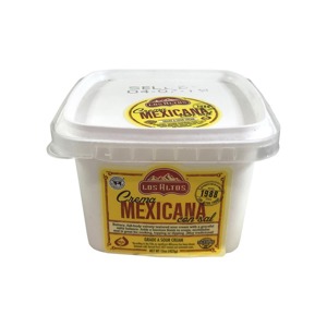 Los Altos Crema Mexicana Con Sal, 15 oz