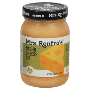 Mrs. Renfro's Dip, Nacho Cheese, 16 oz (1 lb) 454 g