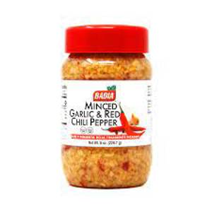 Badia Garlic & Red Chili Pepper, Minced, 8 oz (226.7 g)