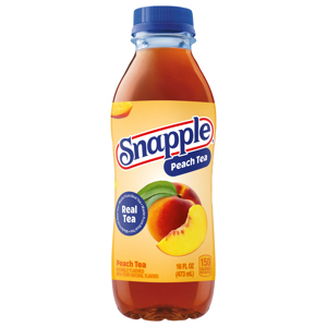 Snapple Peach Tea, 16 fl oz (473 ml)