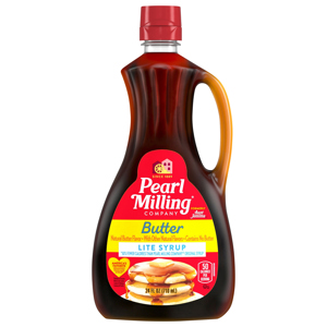 Pearl Milling Company Lite Butter Syrup, 24 fl oz (710 ml)