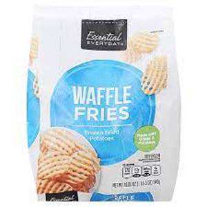 Essential Everyday Waffle Fries, 19.05 oz
