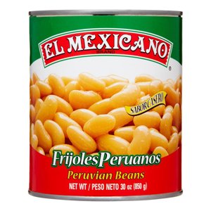 El Mexicano Frijoles Peruanos, Peruvian Beans, 30 oz