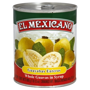 El Mexicano Guavas, Whole, in Syrup, 800 g (1 lb 12 oz)
