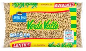 Verde Valle Lentils, Dried, 16 oz