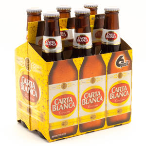 Carta Blanca Beer, 6 - 12 fl oz bottles