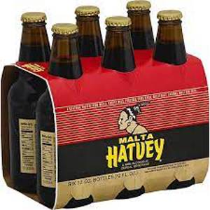 Malta Hatuey Cereal Beverage, 6 pack, 12 oz