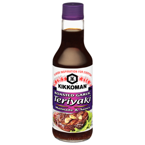 Kikkoman Marinade & Sauce, Roasted Garlic Teriyaki, 10 fl oz (296 ml)