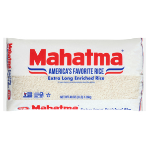 Mahatma Extra Long Enriched Rice, 48 oz (3 lb) 1.36 kg