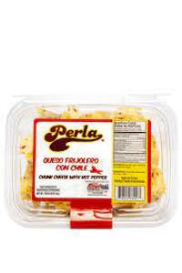 Perla Queso Frijolero Con Chile, 14 oz
