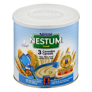 Nestle 3 Cereals, Junior, 14.1 oz (400 g)