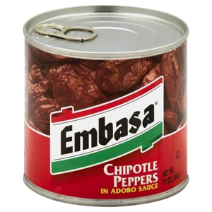 Embasa Chipotle Peppers, in Adobo Sauce, 12 oz (340 g)