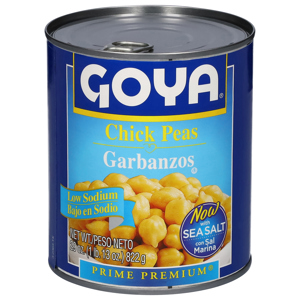 Goya Chick Peas, Garbanzos, Low Sodium, 29 oz (1 lb 13 oz) 822 g