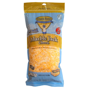 Dutch Farms, Marble Jack Shredded Cheese, 2 lbs