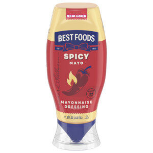 Best Foods Spicy Medium Heat Mayonnaise Dressing, 11.5 fl oz (340 ml)