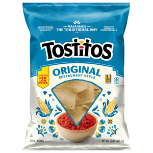 Tostitos Restaurant Style Original Tortilla Chips, 12 oz (340.2 g)