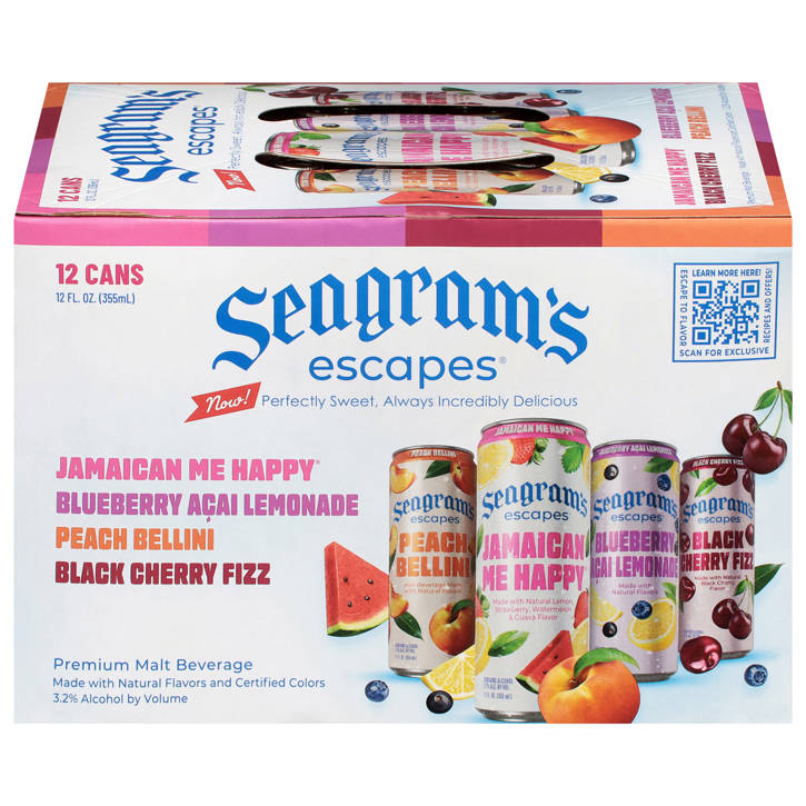 Seagram's Escapes Premium Jamaican Me Happy/blueberry Acai