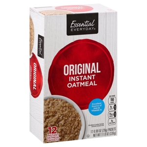 Essential Everyday Oatmeal, Instant, Original, 12 - 0.98 oz (28 g) packets [11.8 oz (336 g)]