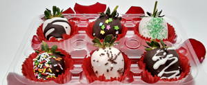 Fresas Con Chocolate / Strawberries With Chocolate 6 Count