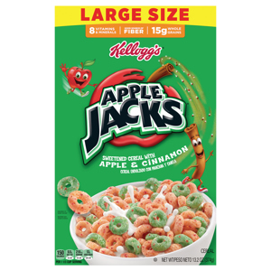 Apple Jacks Cereal Large Size, 13.2 oz (374 g)