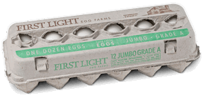 First Lt Cage F Eggs 1dz Jumbo White