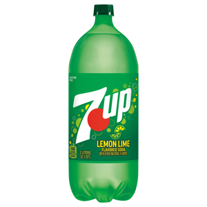 7-UP Soda, Lemon Lime Flavored, 2 liters (2.1 qt)